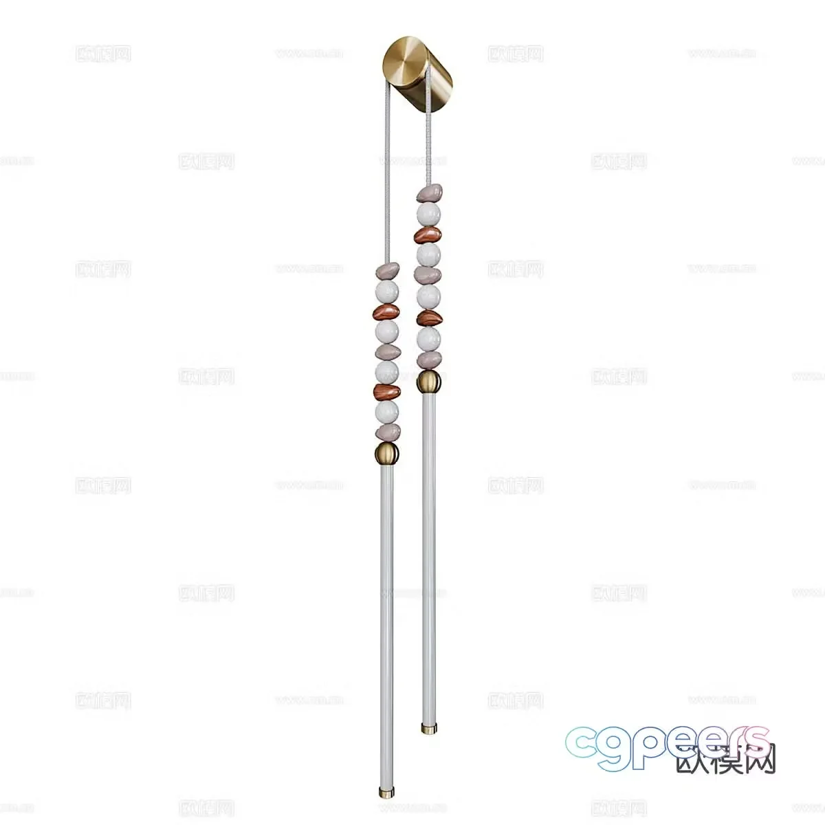 Light luxury wall lamp shape wall lamp 3d model