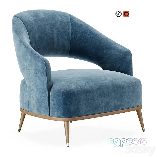 3ds Max Free – Peyton Lounge Chair