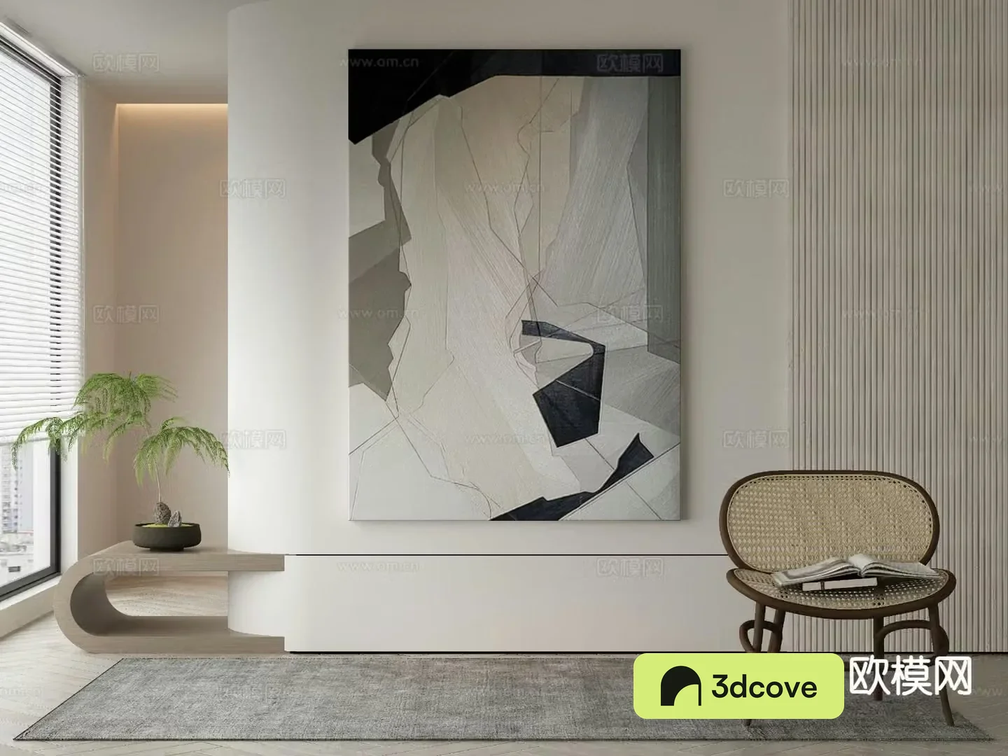 Modern art painting texture painting decorative painting
