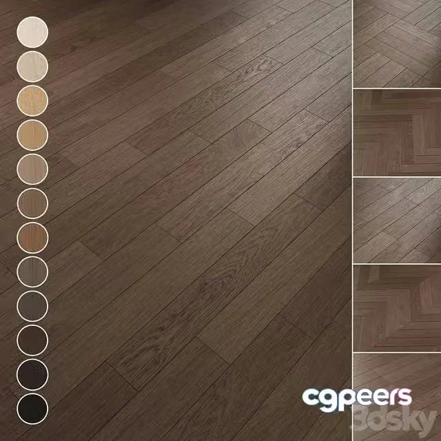 3ds Max Free – Oak Flooring Set 081