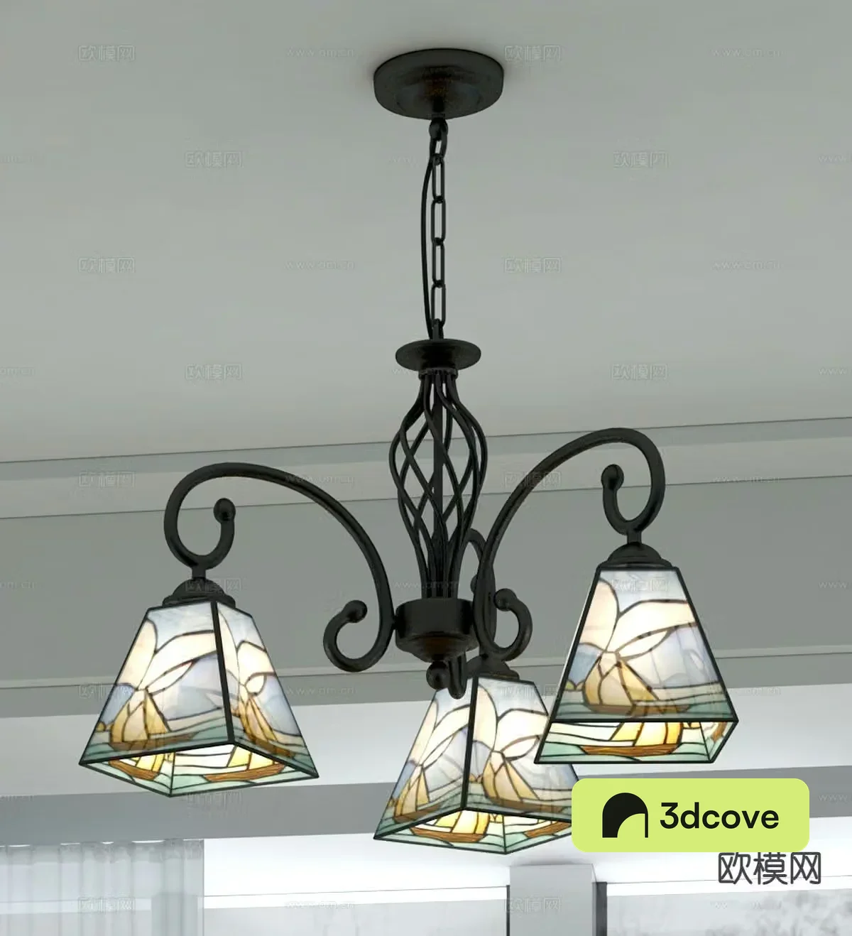 French chandelier multi-head chandelier