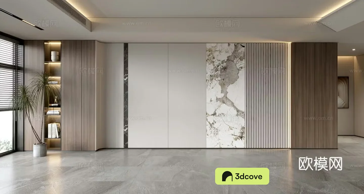 Modern sofa background wall