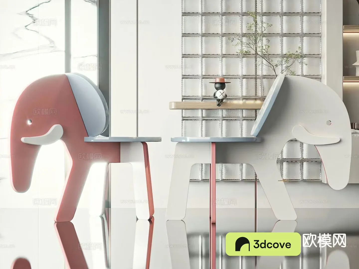 Children’s chair elephant chair cartoon chair