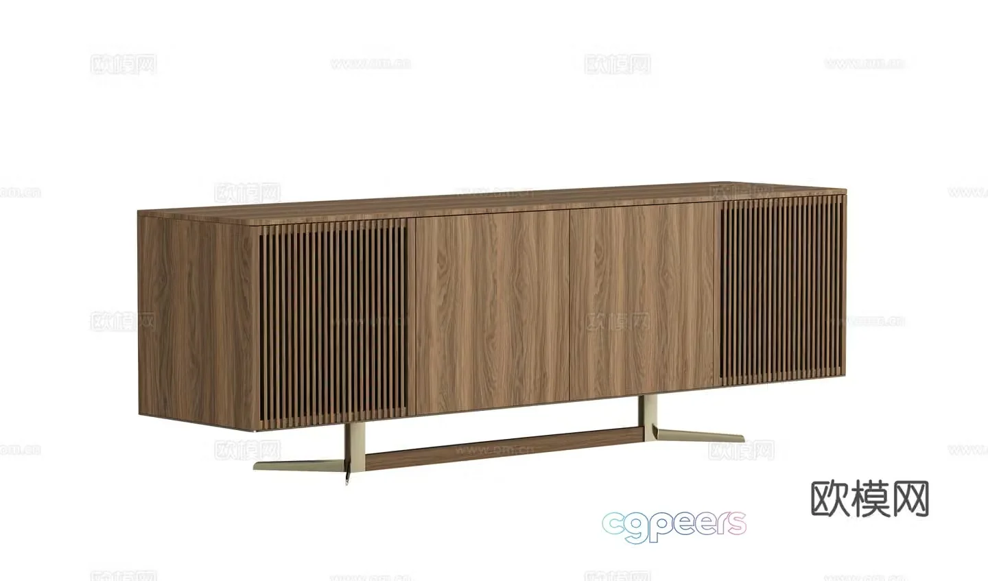 Modern TV cabinet 3d model