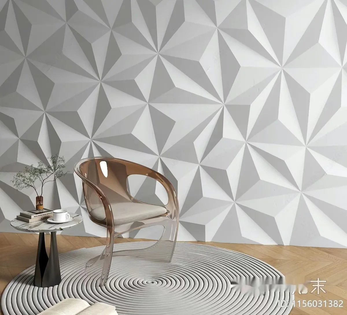 Modern Living Room 3D Model – 1299 – VRAY Render