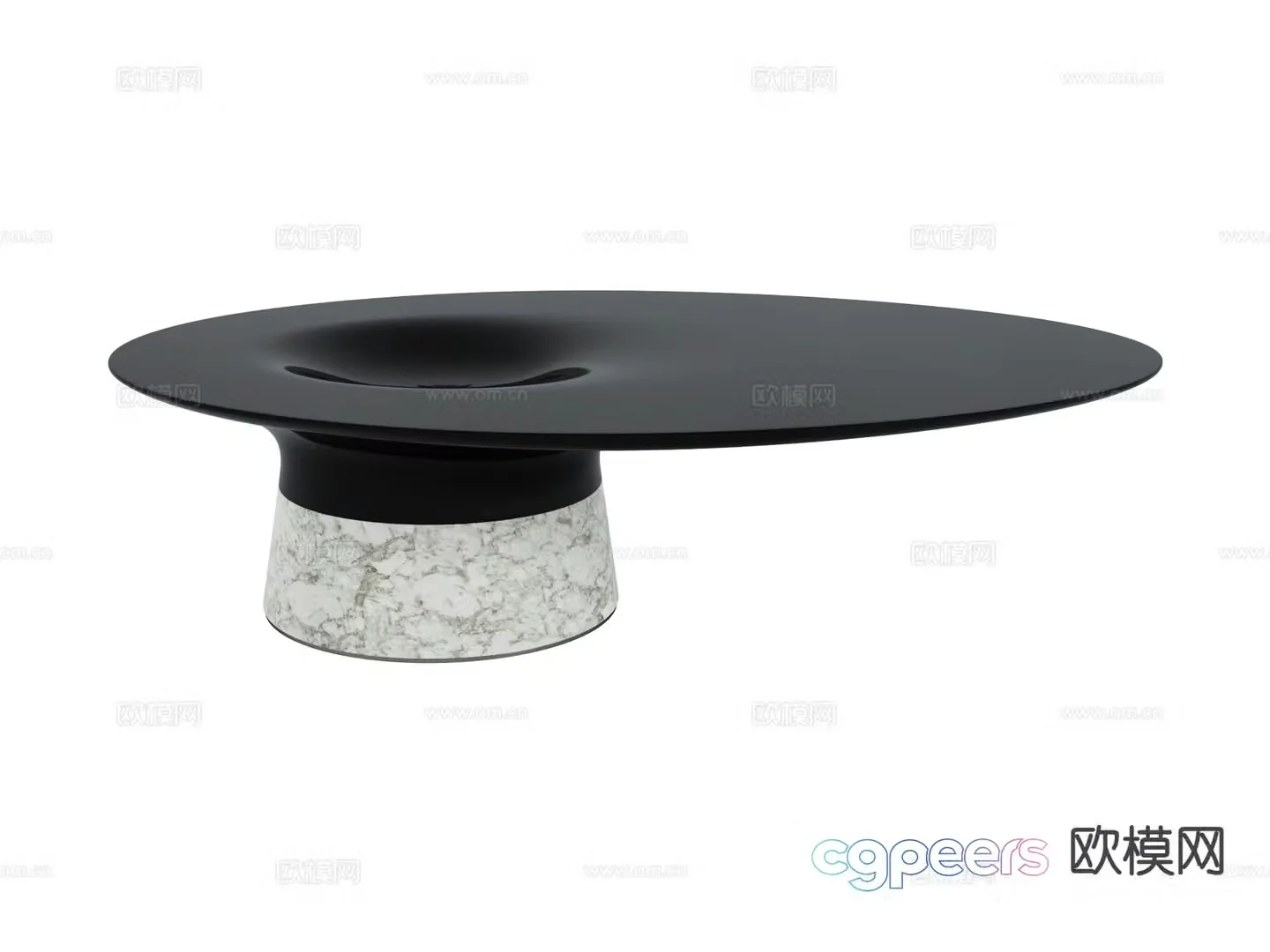 visionnaire italian coffee table 3d model