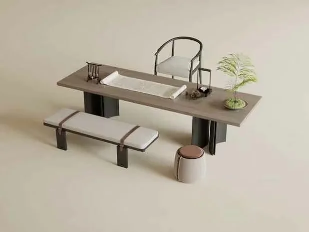 Minimalist Office Setup 3D Model – 10781 – VRAY Render