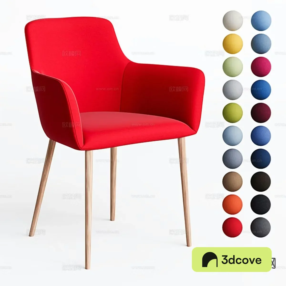 Quadrifoglio modern chair single chair dining chair