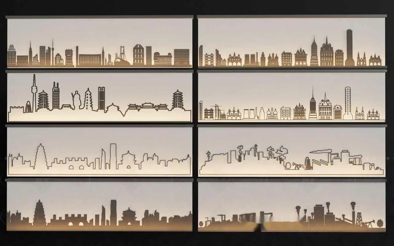 A City Skyline 3D Model – 10226 – CORONA Render