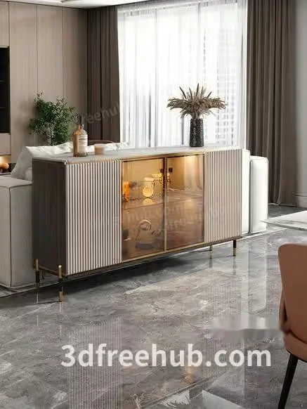 Modern Living Room 3D Model – 20957 – VRAY Render