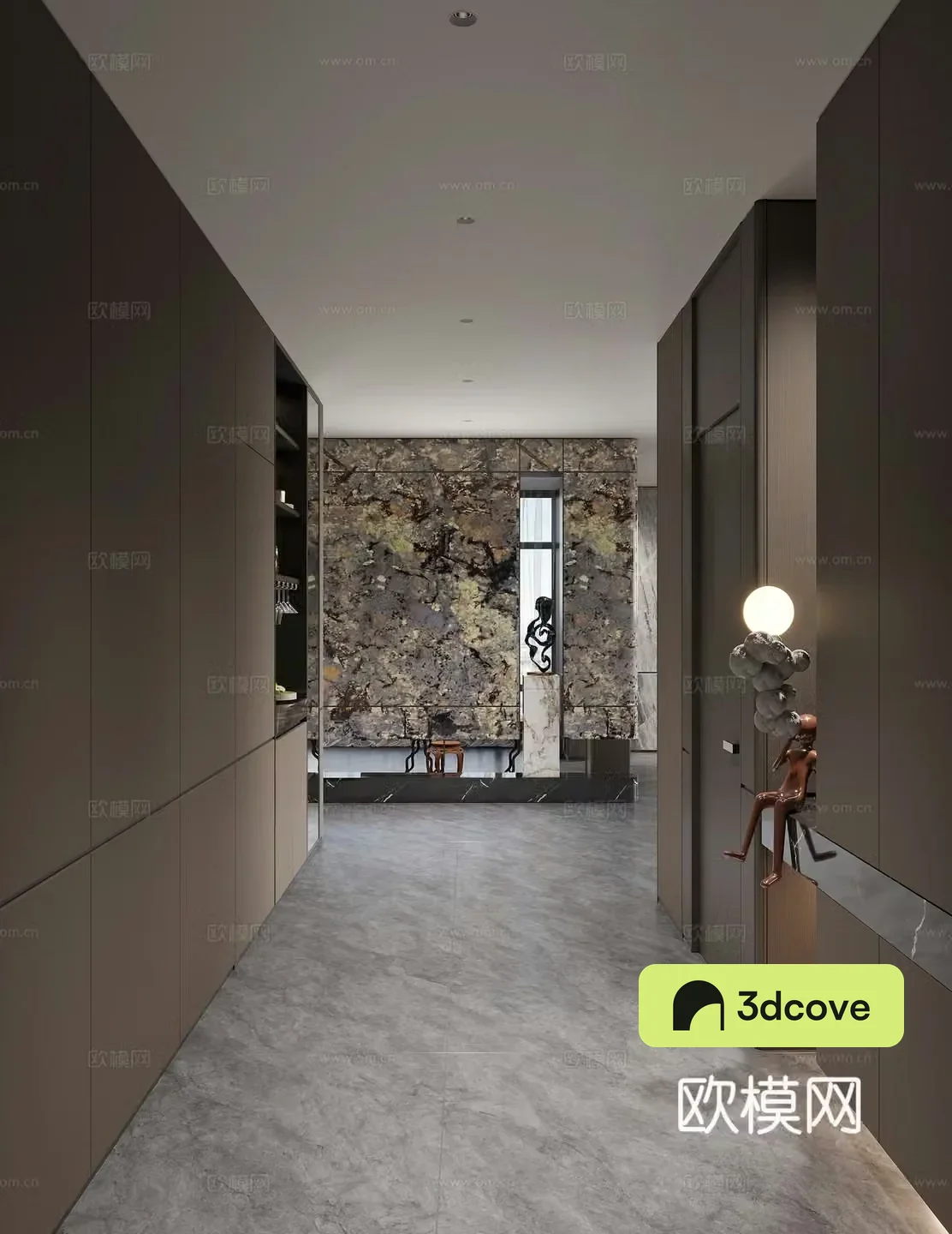 Modern entrance