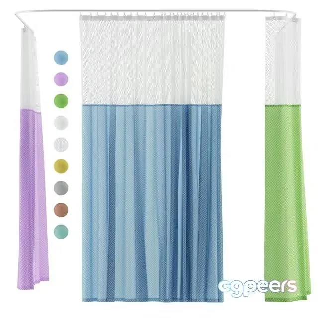 3ds Max Free – Hospital Curtains2 Hospital Equipment 8