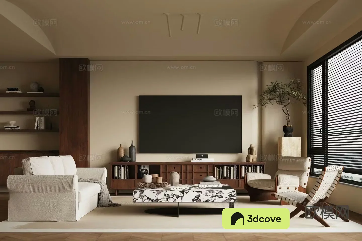 Medieval style living room