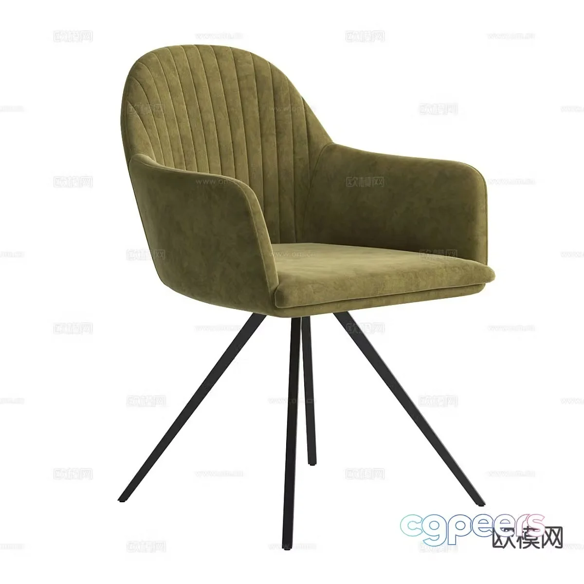 Italian chair dining chair 3d model
