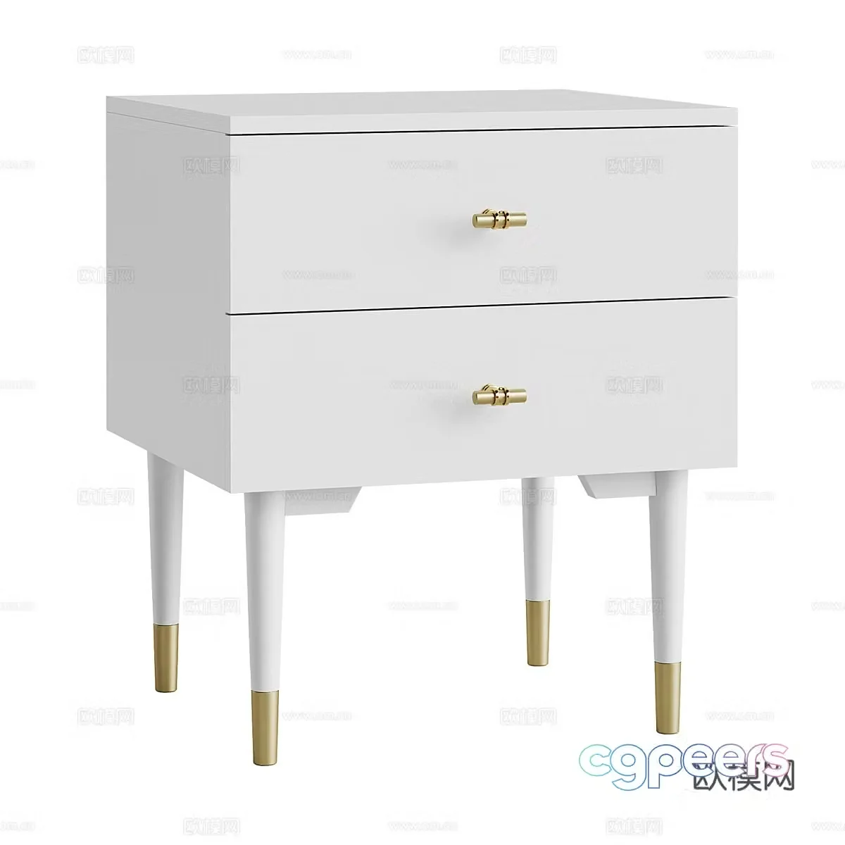 Bedside table 3d model