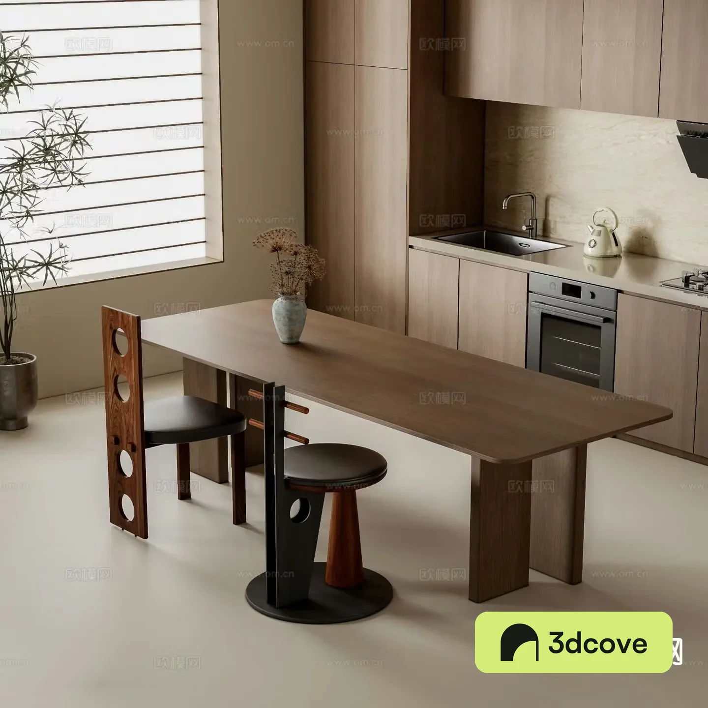 Medieval style dining table and chairs bar dining table