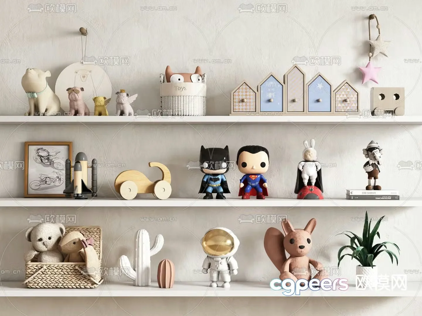Children’s ornaments toys dolls dolls 3d model