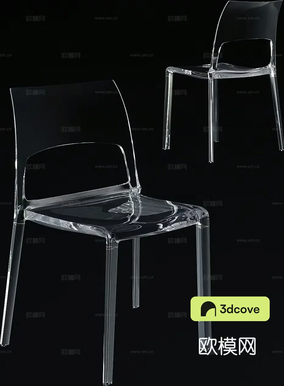 Modern acrylic chair single chair