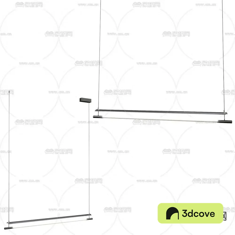 GLODE long chandelier