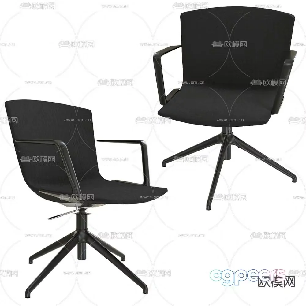 Calum staff chair shift chair office chair 3d model