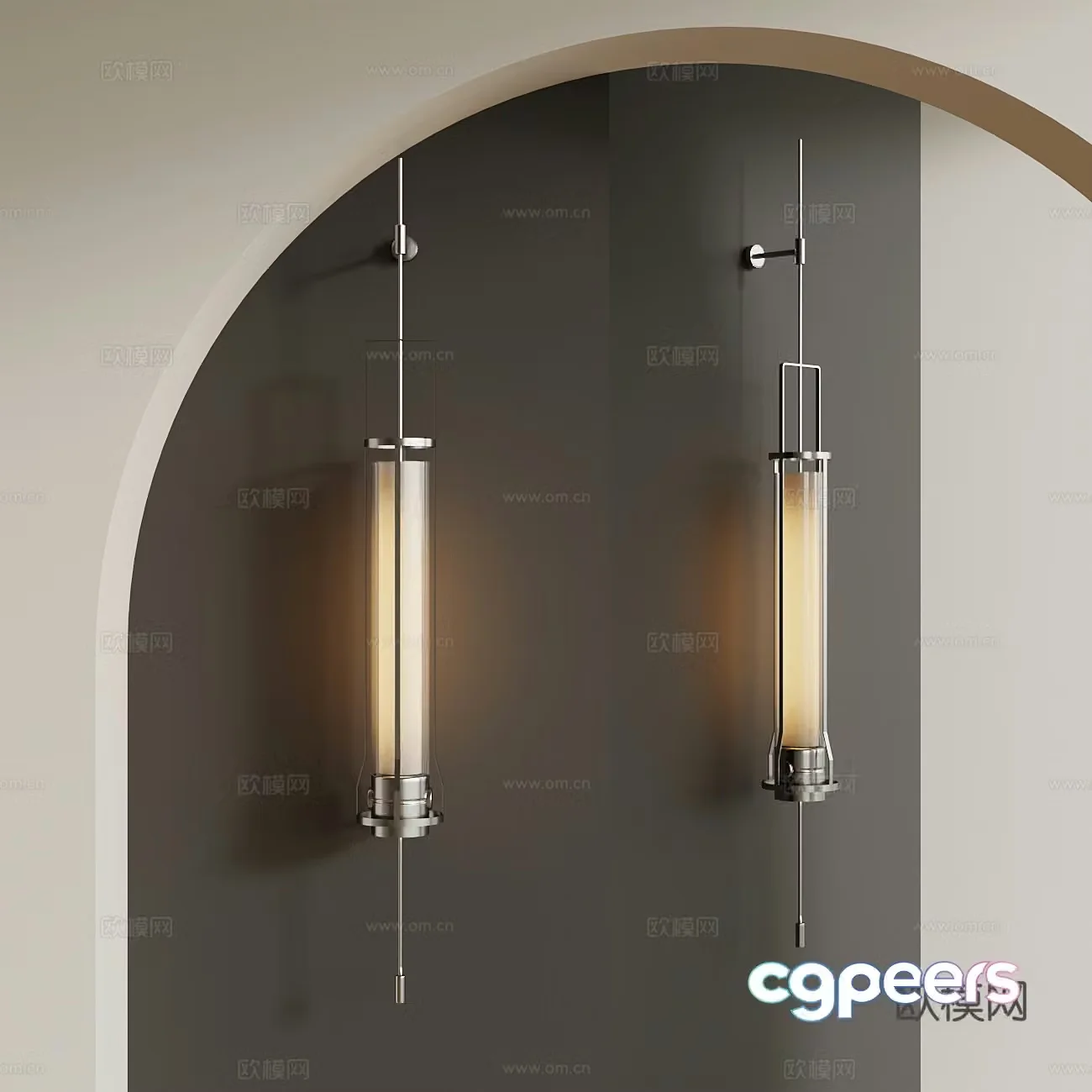 Modern wall lamp 3d model