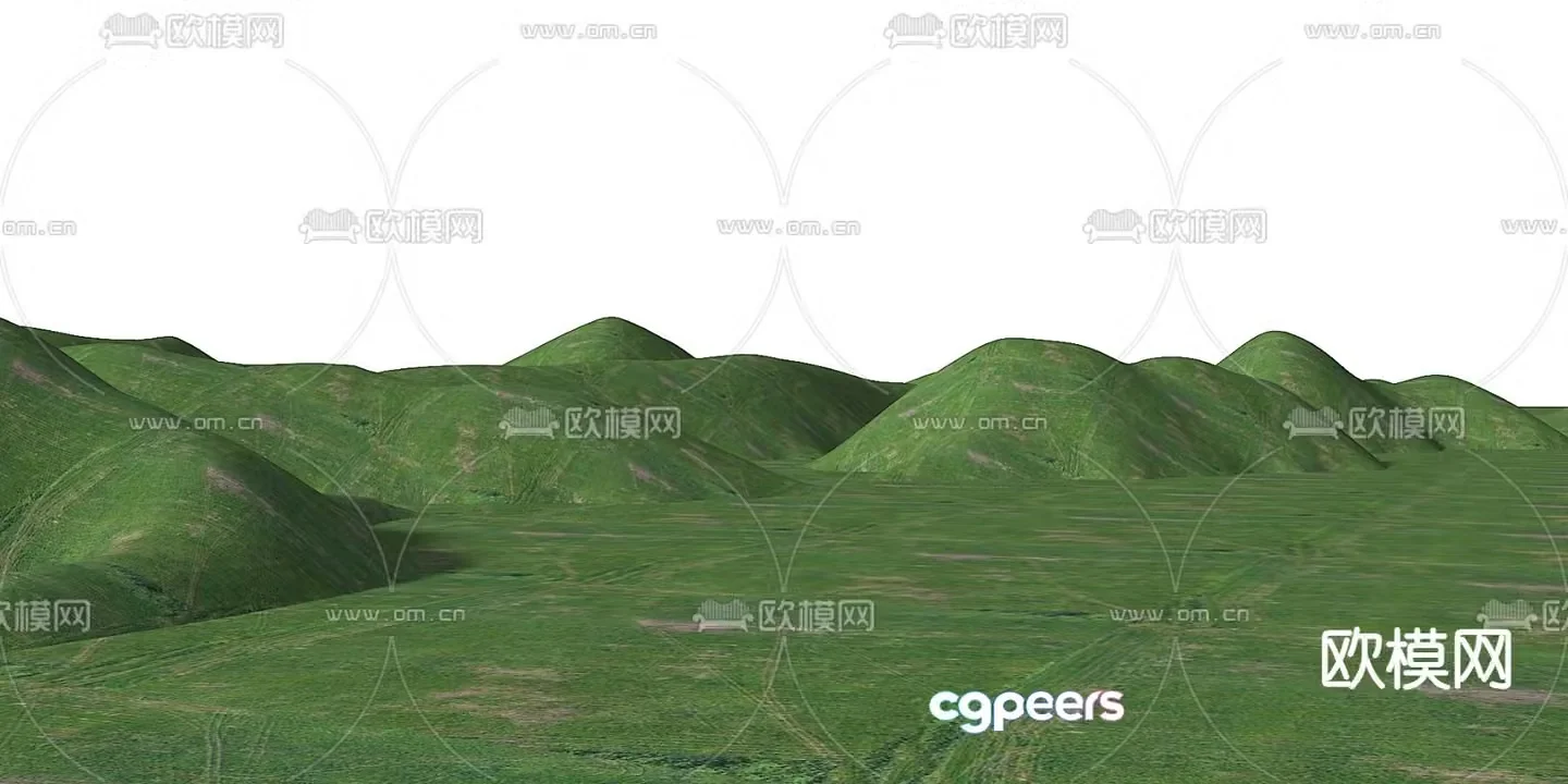 Mountains mountains micro-terrain 3d model