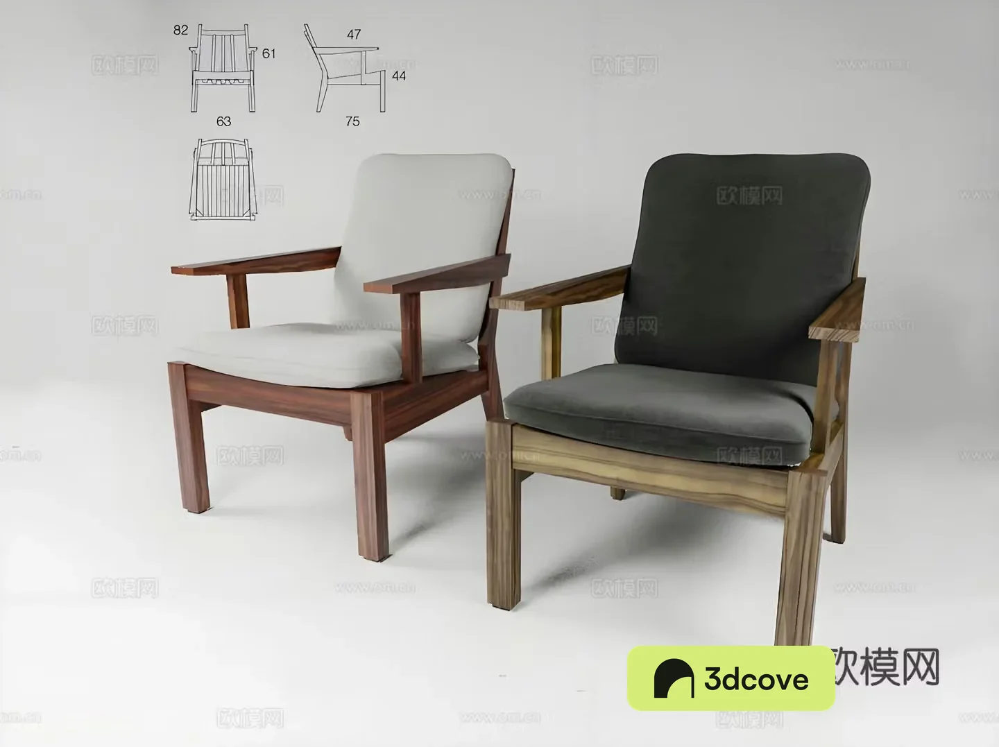 wabi-sabi chair lounge chair