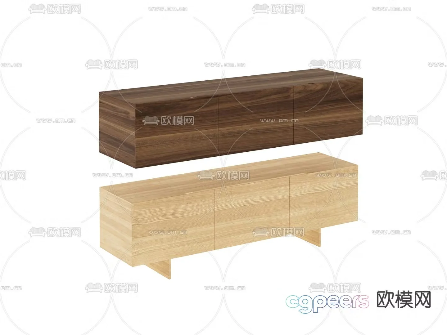 Modern TV cabinet 3d model