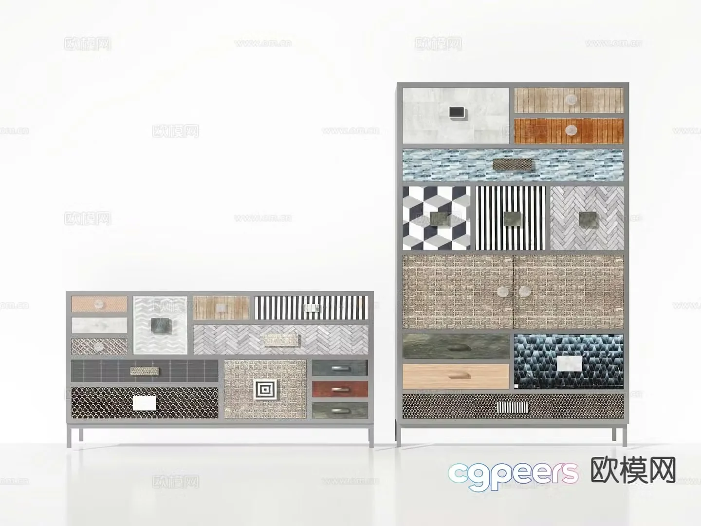 Decorative cabinet 3d model