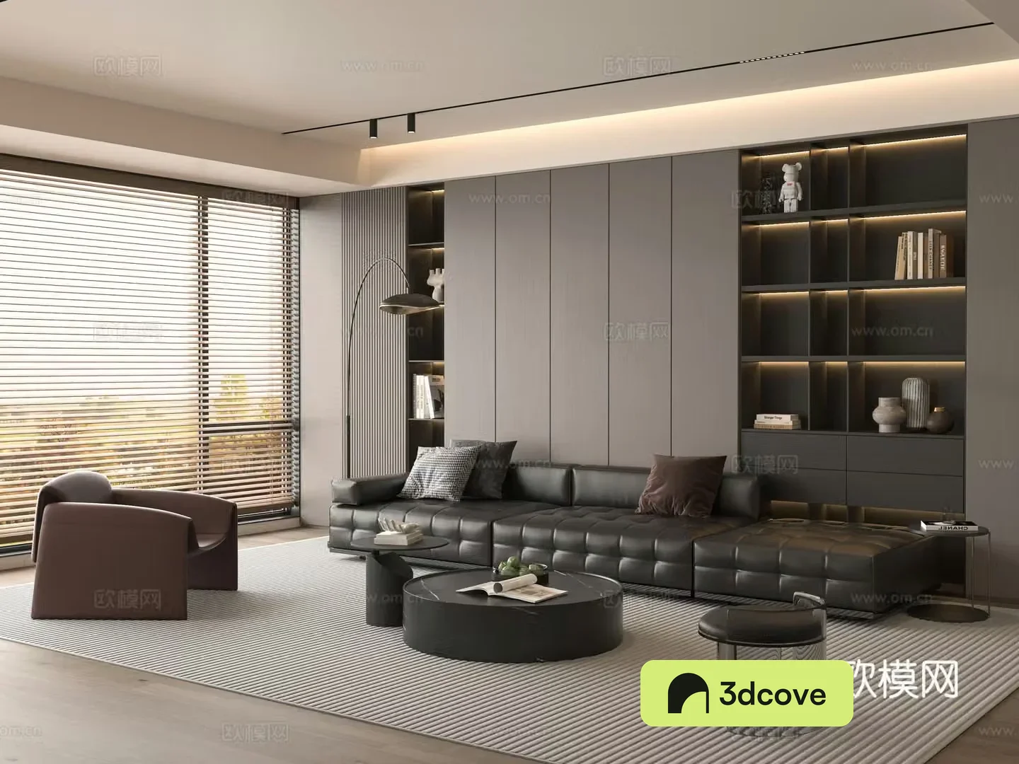 Modern home living room