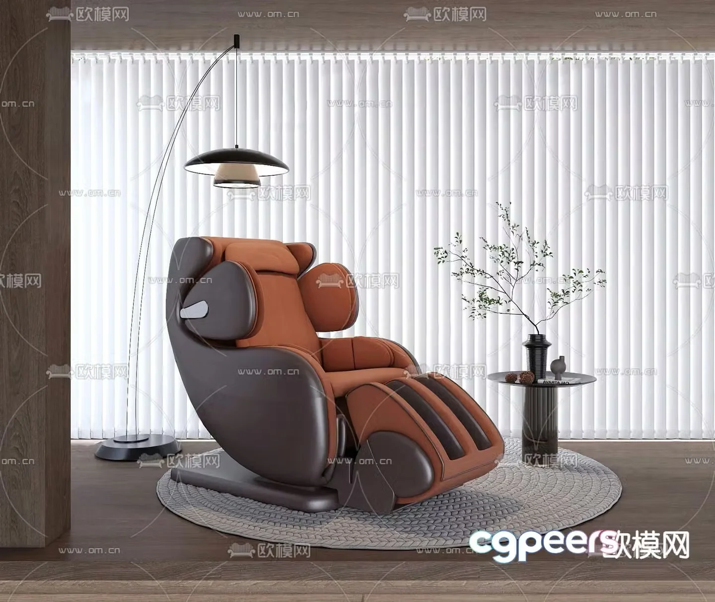 Modern massage chair massage sofa 3d model