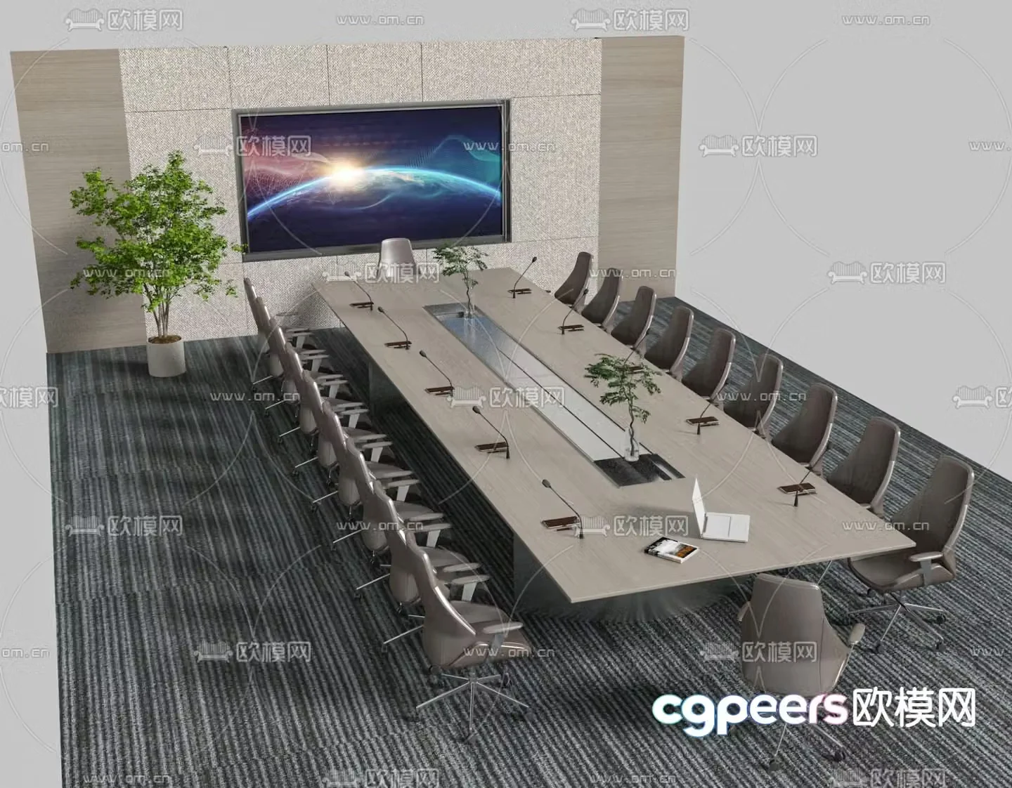 Conference table conference table 3d model