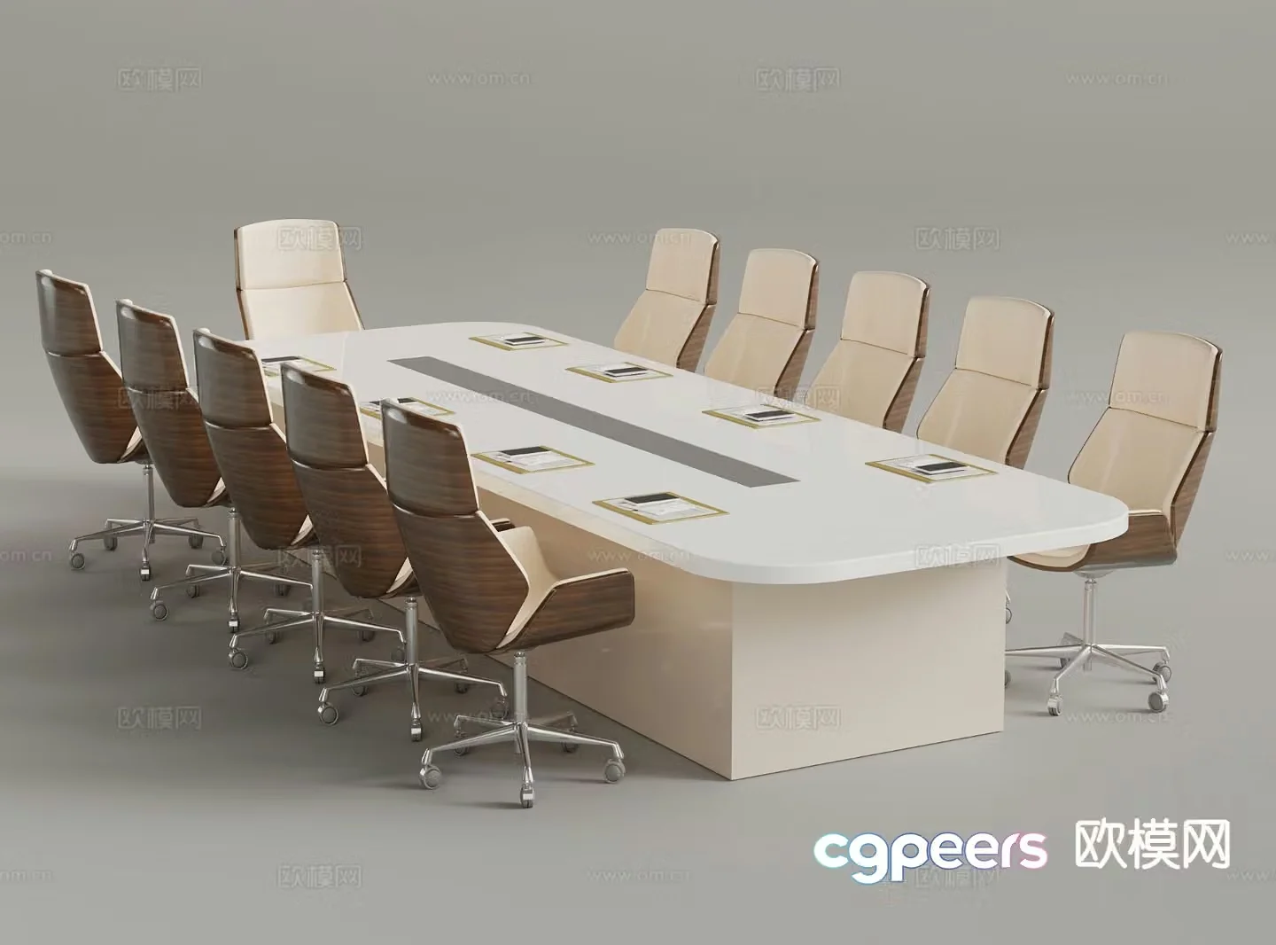 Modern conference table conference table 3d model
