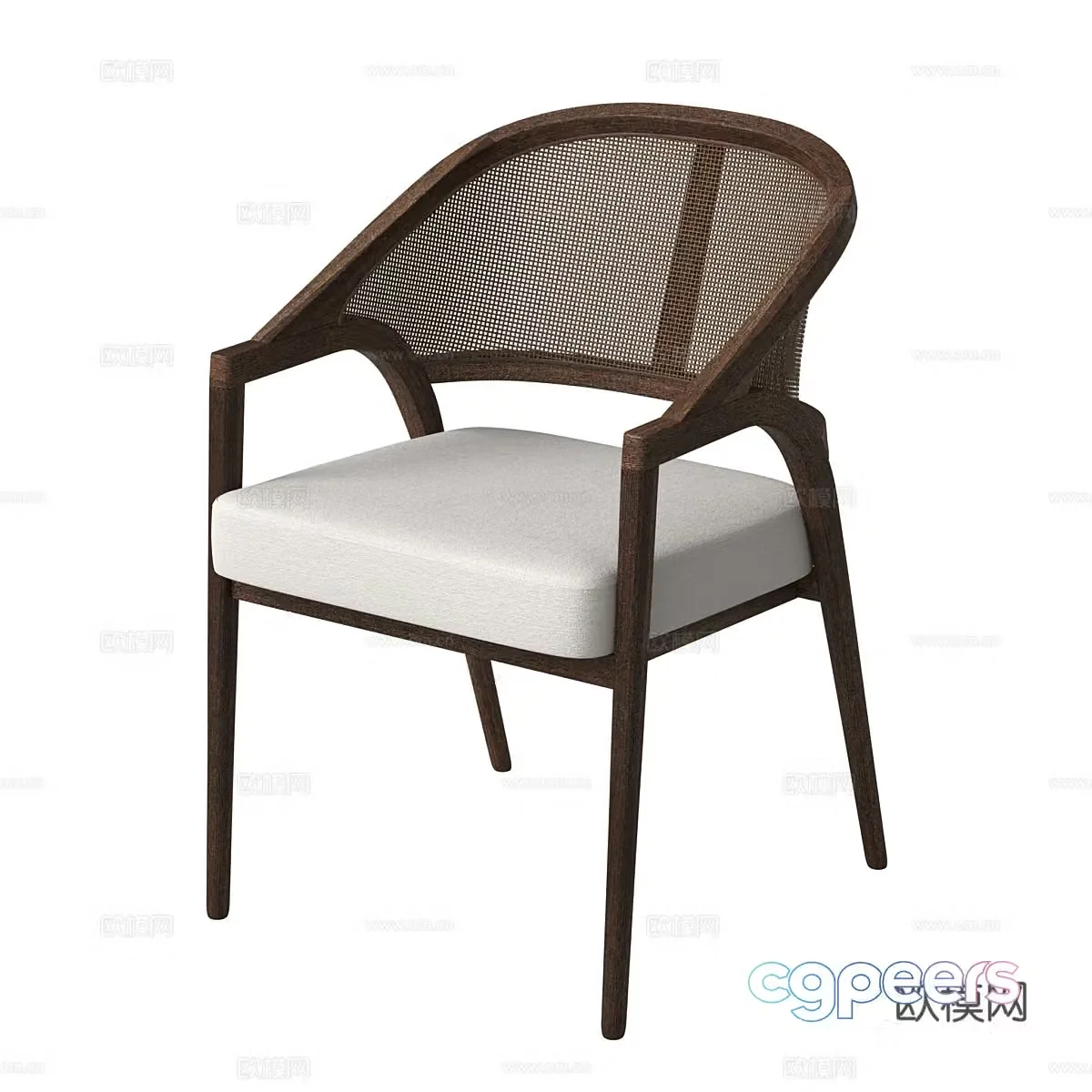 chair dining chair 3d model