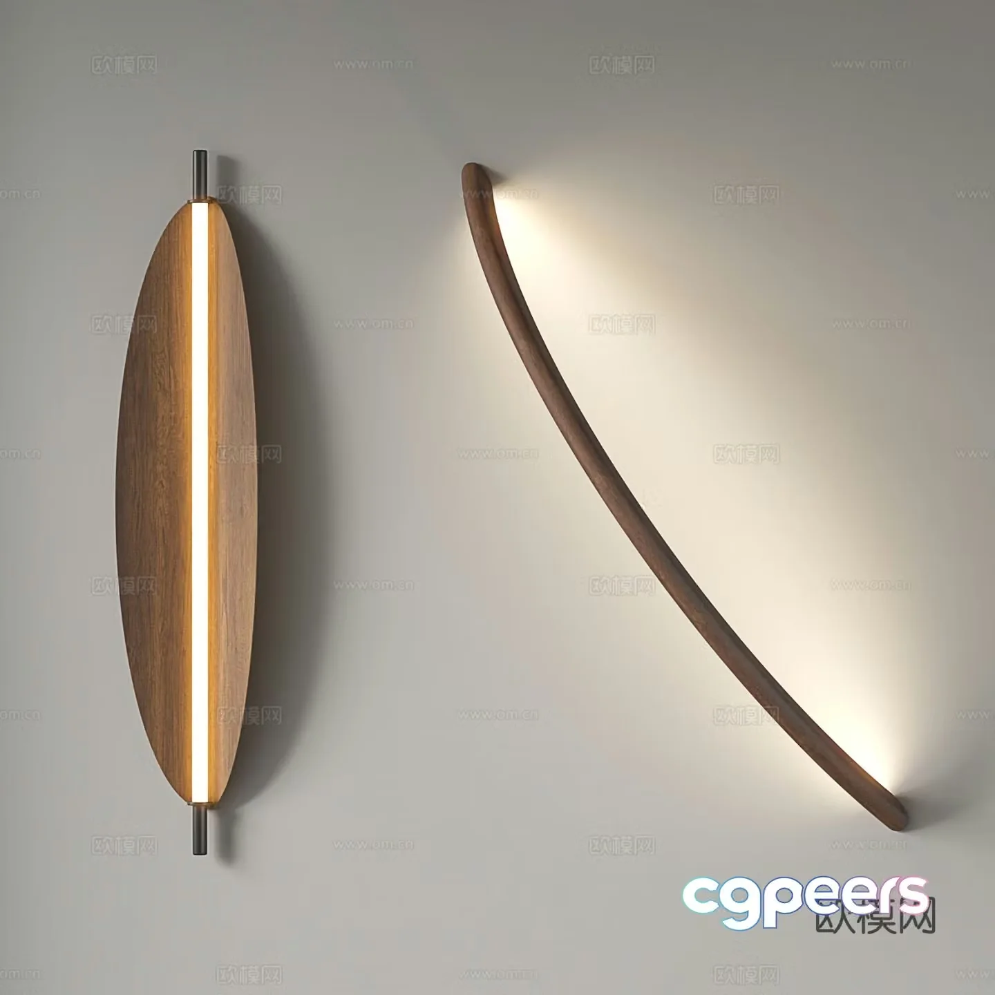 Medieval style wall lamp simple wall lamp 3d model