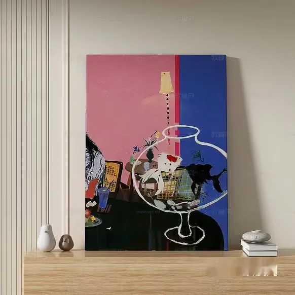 Modern Abstract Painting 3D Model – 12164 – VRAY Render