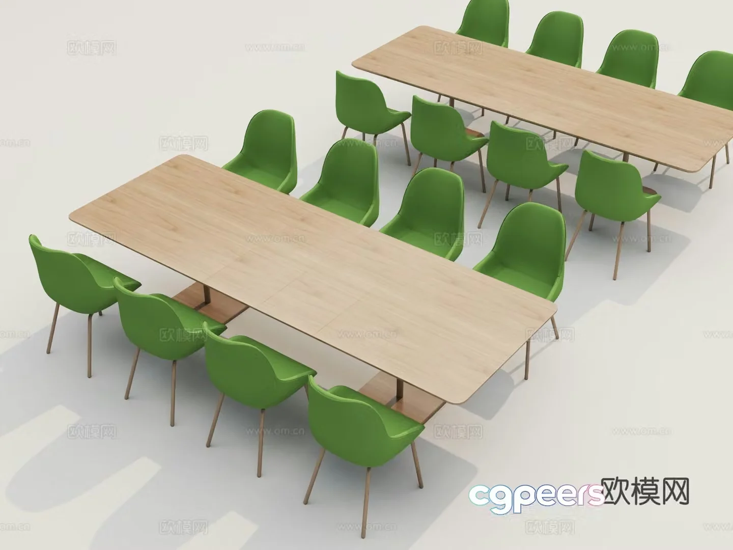 Canteen tables and chairs 3d model of restaurant tables and chairs