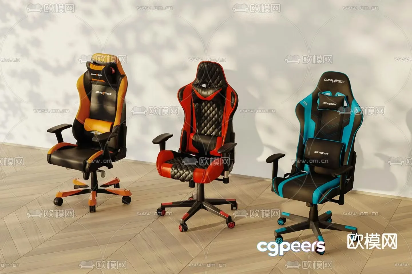 Office chair e-sports chair gaming chair 3d model
