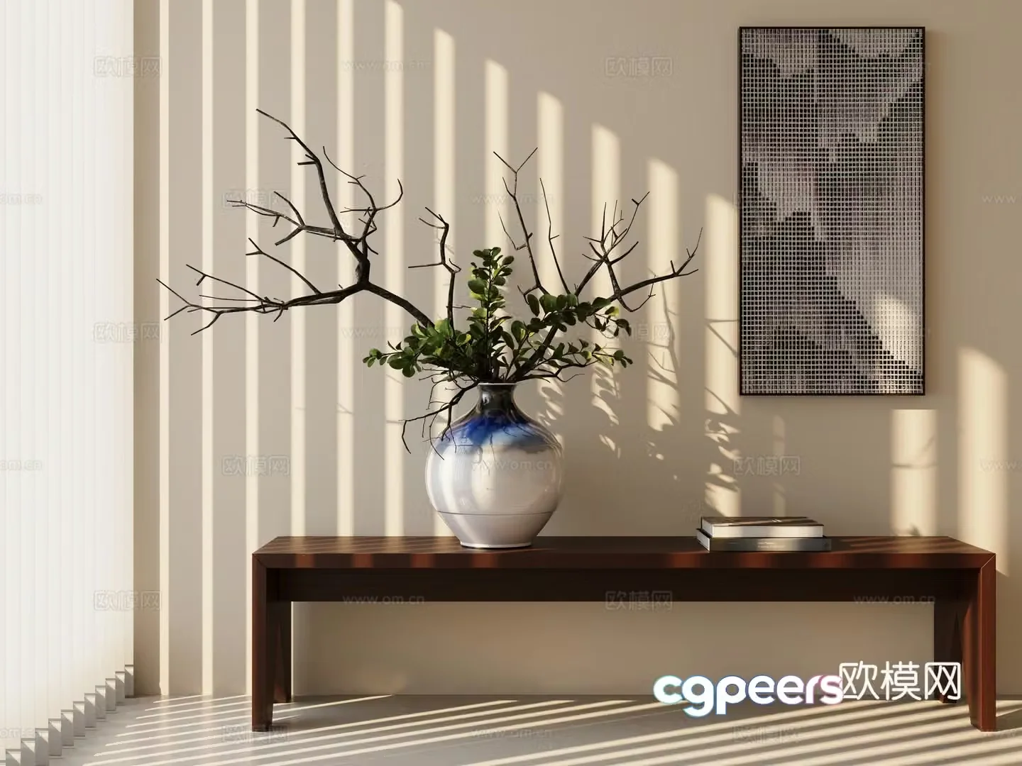 Wabi-sabi Danjingdai 3D model