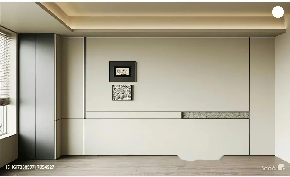 Modern Wall Unit 3D Model – 12642 – VRAY Render