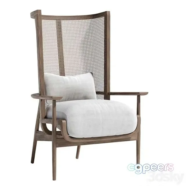 3ds Max Free – Wingman Lounge Chair