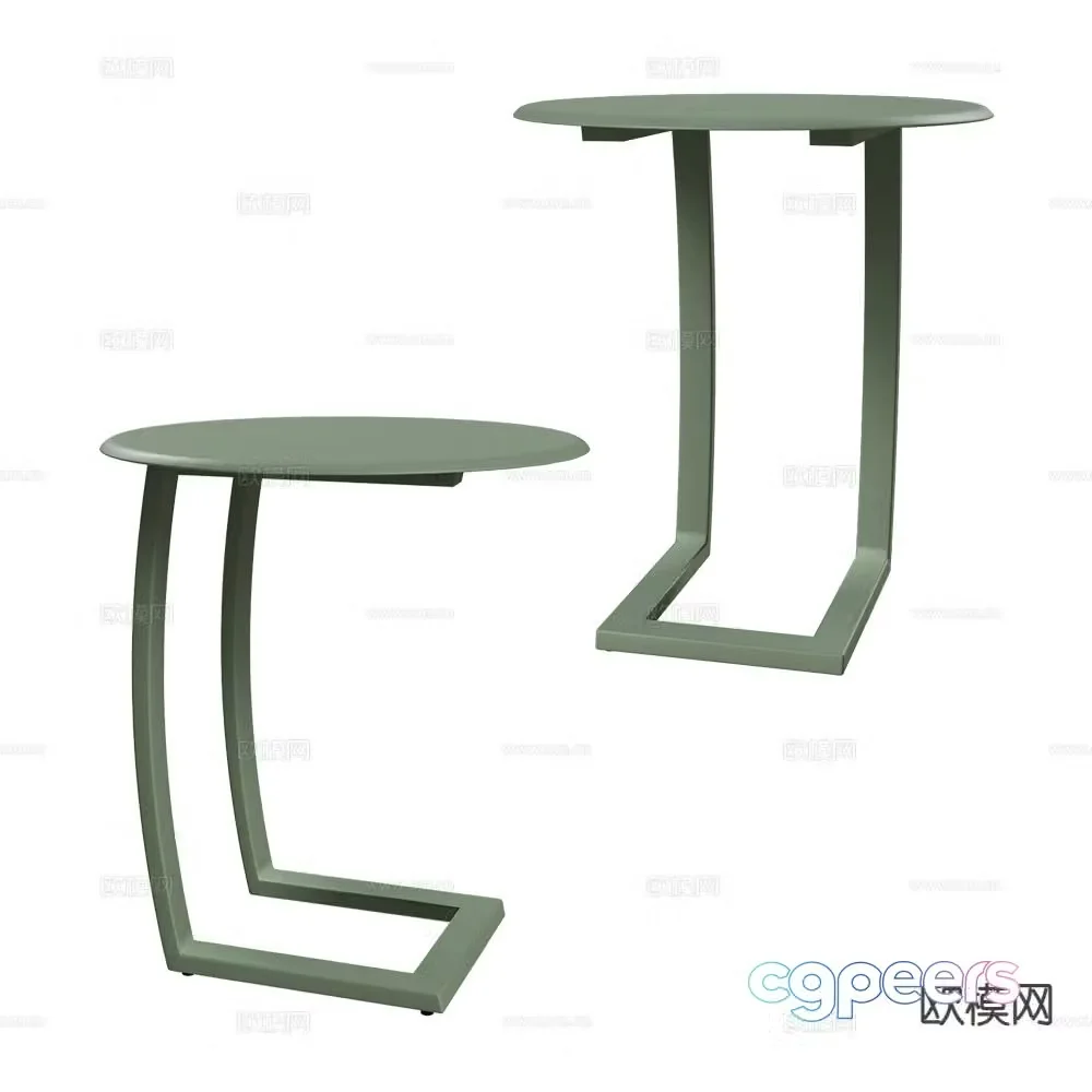 BAXTER side table and corner table 3D model