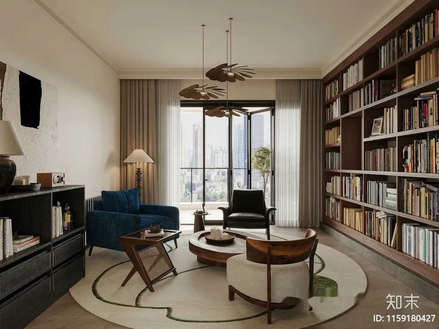Modern Living Room 3D Model – 5161 – VRAY Render