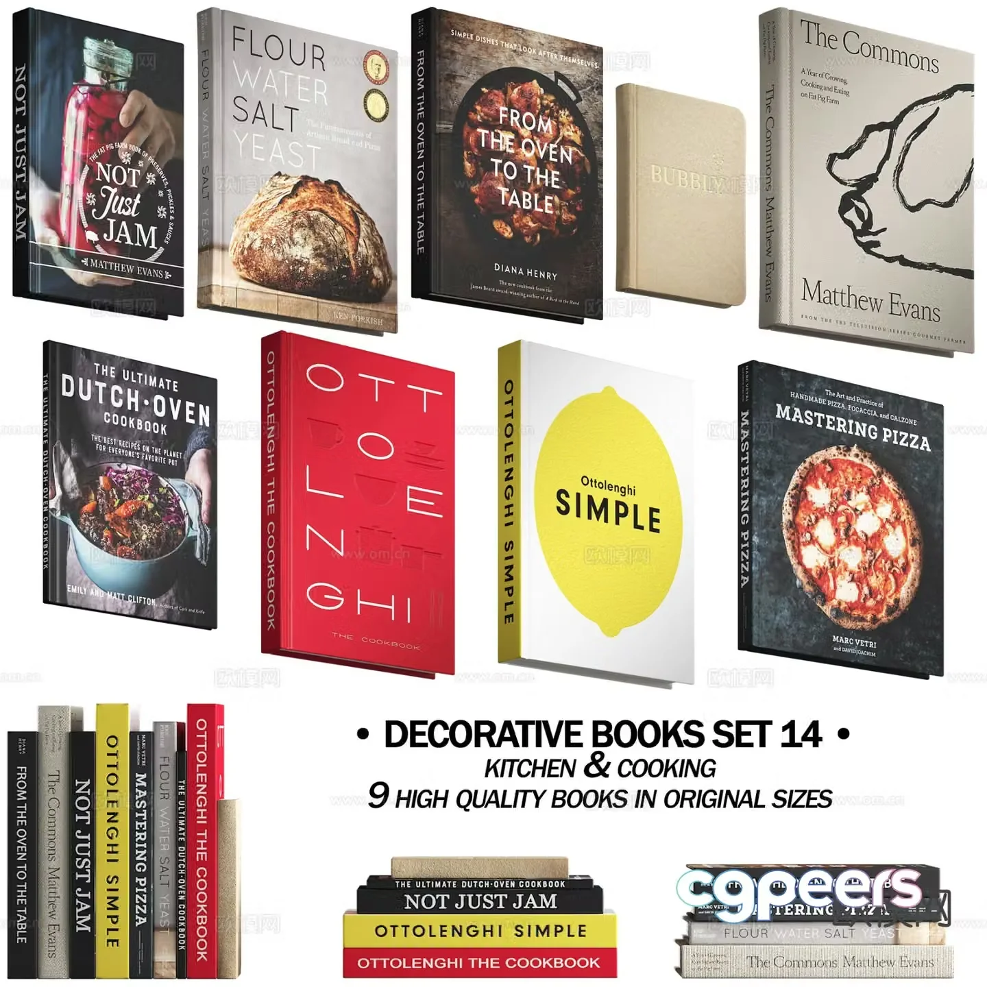book book english book hardcover book 3d model