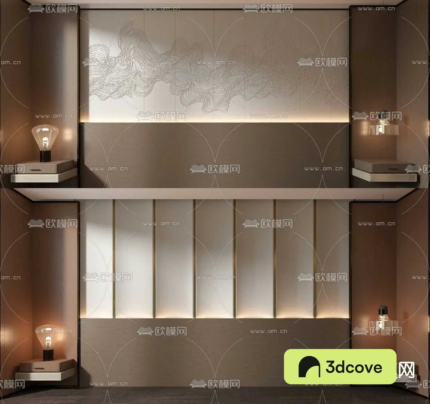 Bedside background wall hard bag soft bag