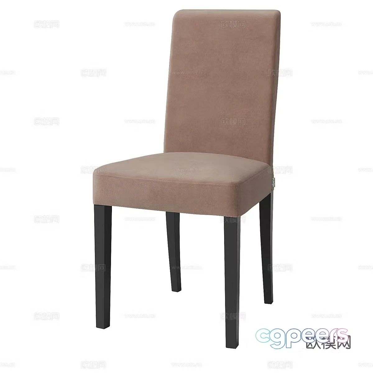 Modern minimalist chair Single chair Simple chair Leisure chair Dining chair 3d model