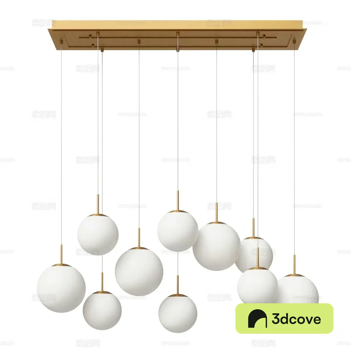 Casen linear chandelier