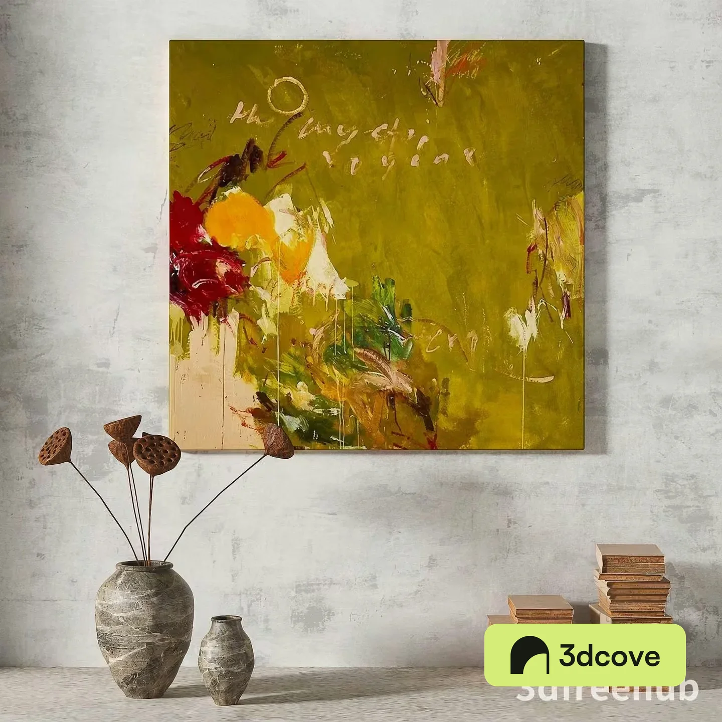 A Large Abstract Painting