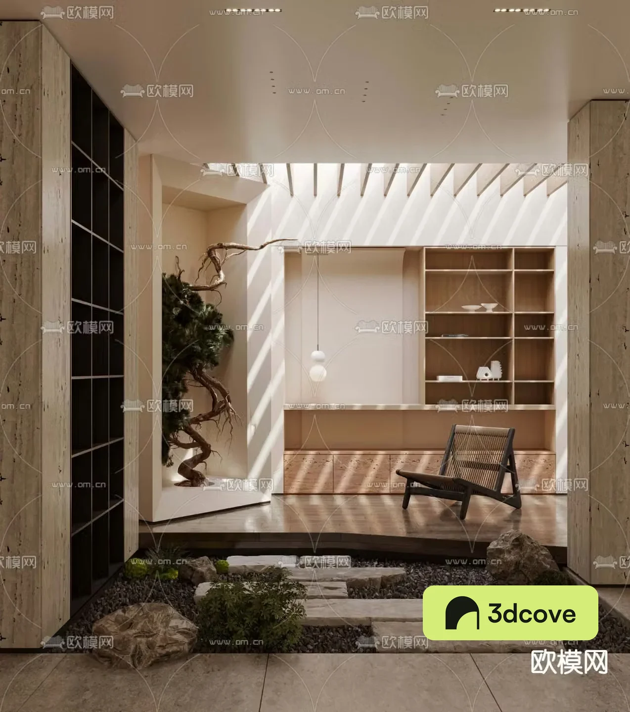 Courtyard landscape indoor landscaping