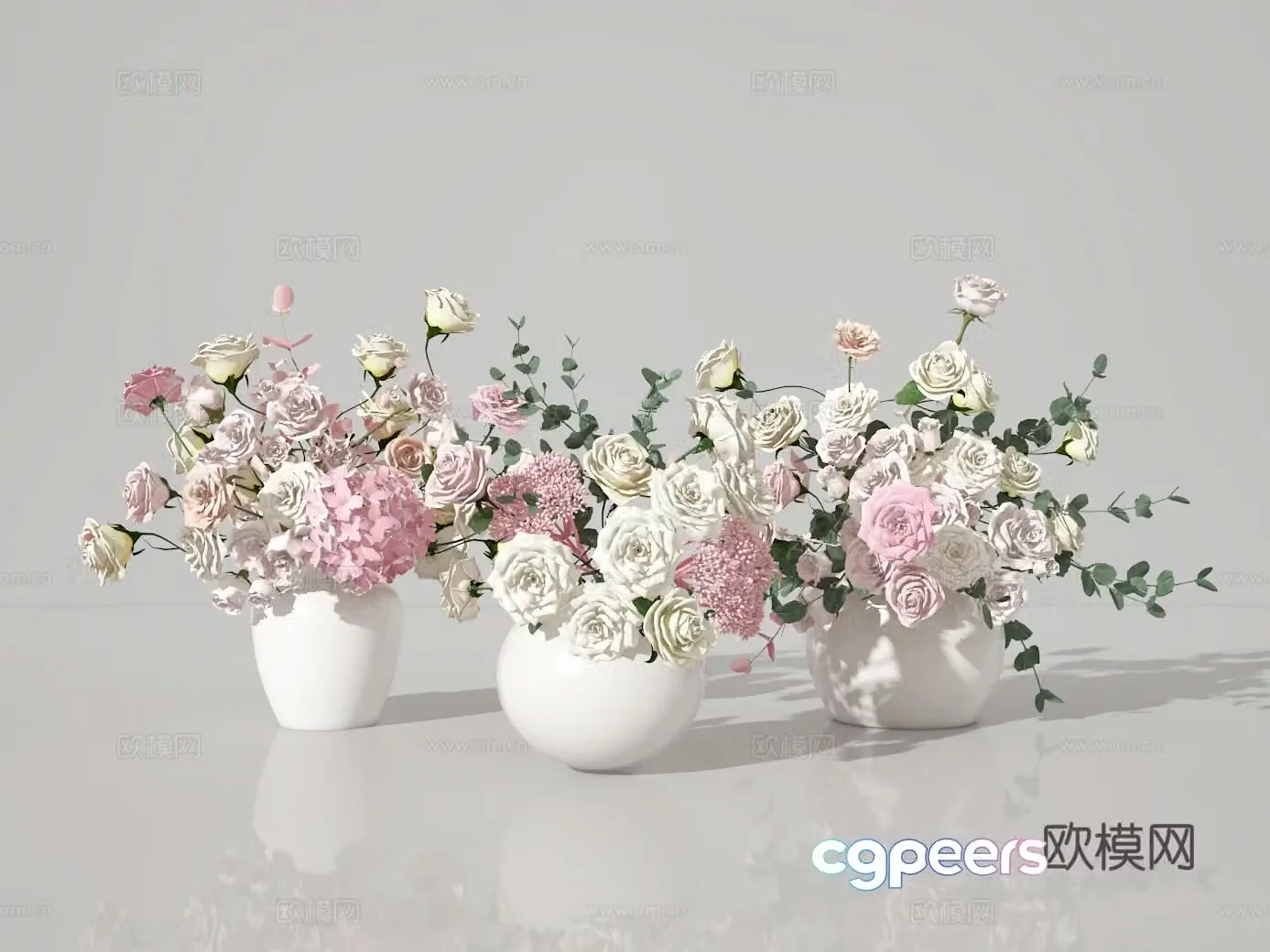Flower art 3d model